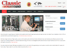 Tablet Screenshot of classicautomation.com